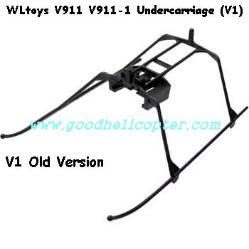 wltoys-v911-v911-1 helicopter parts undercarriage (V1 old version) - Click Image to Close